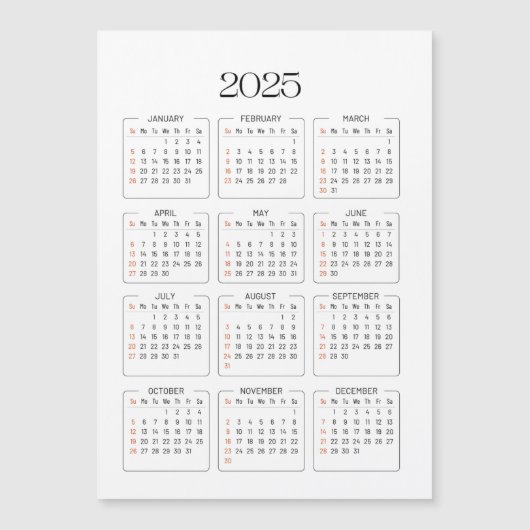 Kalender 2025 (Voorkant)