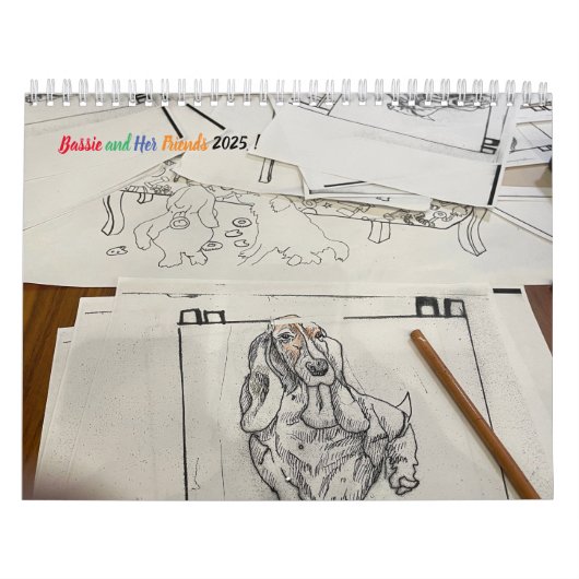 Kalender 2025 Bassie en haar vrienden (Hoes)