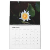 Kalender 2025 bloem en nacht (Jan 2027)