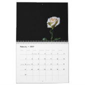 Kalender 2025 bloem en nacht (Feb 2027)