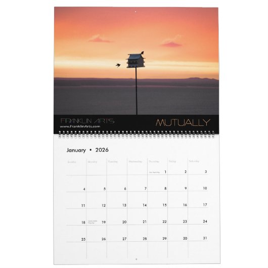 Kalender 2025 - Boerderijen, velden en streams (Jan 2026)