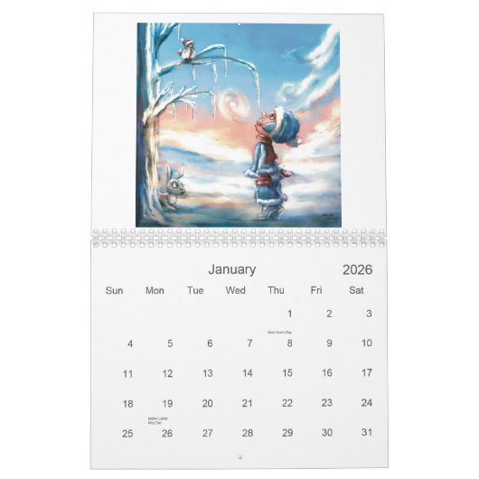 Kalender 2025 "Cadeau" van Monika Marzec (Jan 2026)