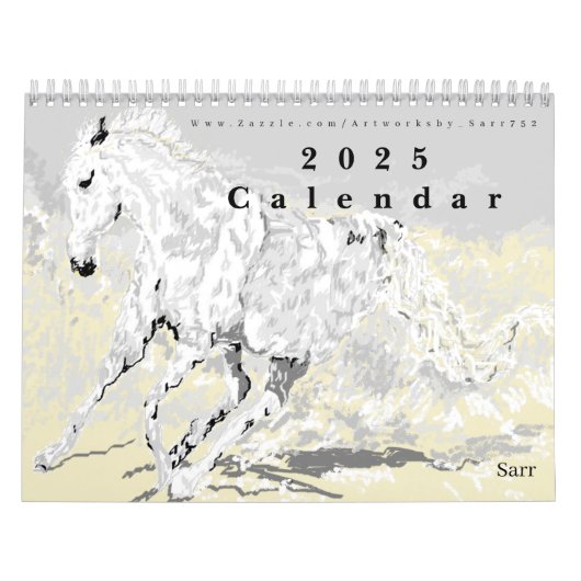 Kalender 2025 Dieren door Sarr (Hoes)