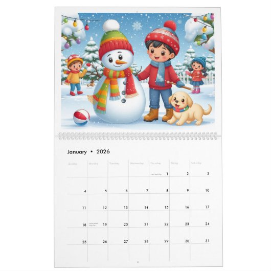 Kalender 2025 - Happy school (Jan 2026)