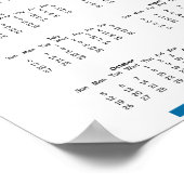 Kalender 2025 - Hete luchtballon in wolken Poster (Hoek)