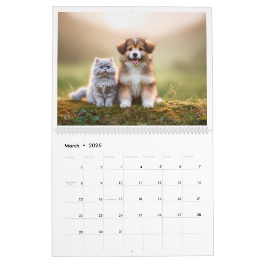 Kalender 2025, hond & kat (Mar 2026)