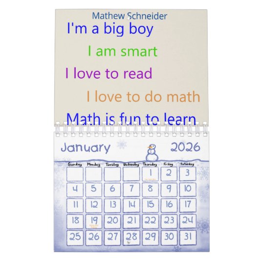 Kalender 2025 Ik ben een grote jongen succesvol (Jan 2026)