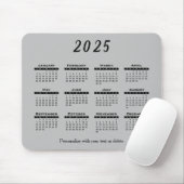 Kalender 2025 - Jaar Muismat (Met muis)
