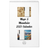 Kalender 2025 Kaarten & Bergen (Hoes)