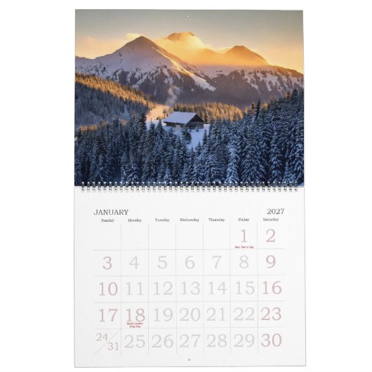 Kalender 2025 Landschap (Jan 2027)