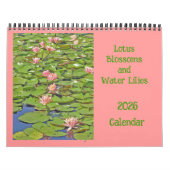 KALENDER 2025, "LOTUS BLOSSOMS & Water Lelies (Hoes)