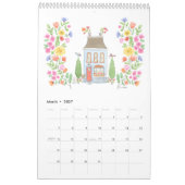 Kalender 2025 / Medium 17 "h x 11" w / Enkele pagi (Mar 2027)