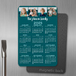 Kalender 2025 met 4 foto's magneet<br><div class="desc">Een coole kalender voor 2025 met een oppervlakte voor 4 foto's en tekst. Een geweldige uitstraling voor uw thuis kantoor of school locker. Een plek voor 4 vierkante foto's. Zorg ervoor dat u uw foto's uitsnijdt in vierkanten voordat u gaat uploaden.</div>