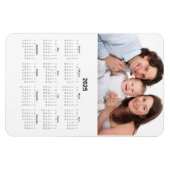 Kalender 2025 met aangepaste fotomagneet magneet (Horizontaal)