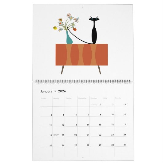 Kalender 2025 met MCM Cats (Jan 2026)