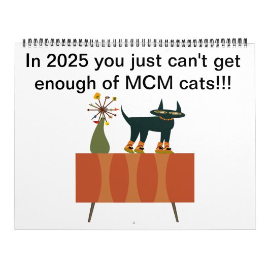 Kalender 2025 met MCM Cats (Hoes)