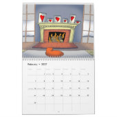 Kalender 2025 met originele kunst. (Feb 2027)