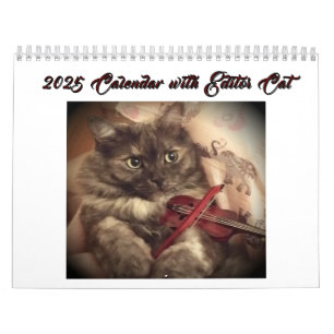 Kalender 2025 met Redactie Cat by RoseWrites