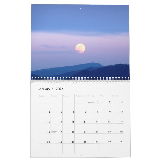Kalender 2025 met wolken (Jan 2026)