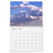 Kalender 2025 met wolken (Feb 2027)