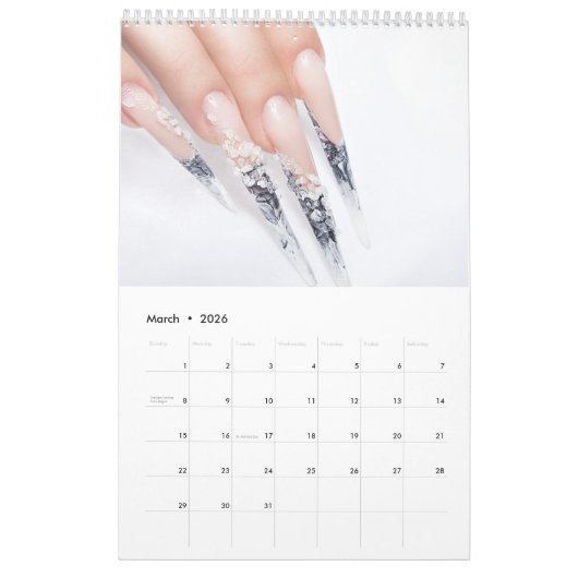 Kalender 2025 Nails Beauty (Mar 2026)