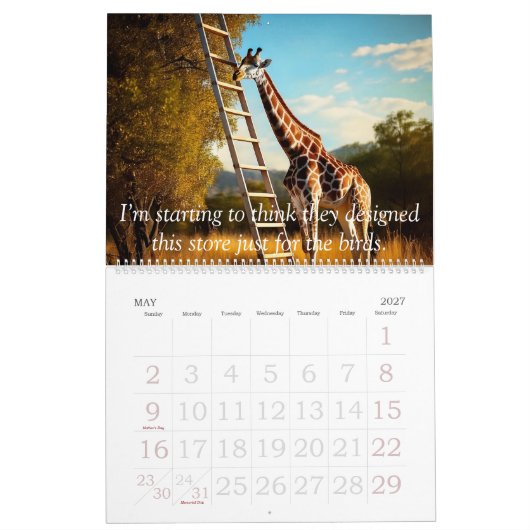 Kalender 2025 - Niet zo serieus (Mei 2027)