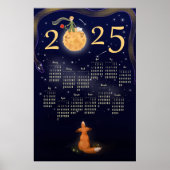 Kalender 2025 Nieuwjaarsgeschenk. De kleine prins Poster (Voorkant)