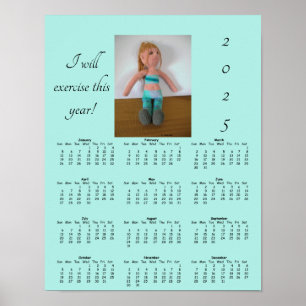 Kalender 2025 - Oefenbelofte Poster