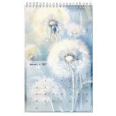 Kalender 2025 Paardenbloem achtergrond (Jan 2027)