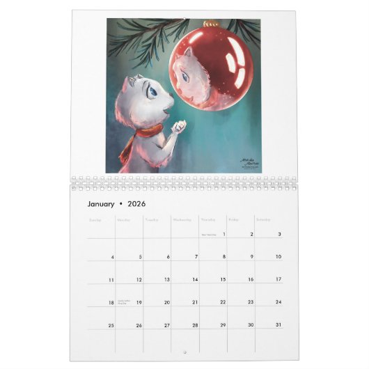 Kalender 2025 "Play" van Monika Marzec (Jan 2026)