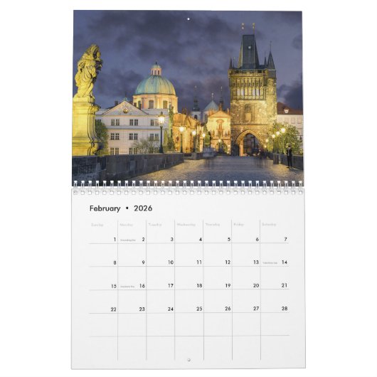 Kalender 2025 Praag (Feb 2026)