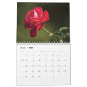 Kalender 2025 rode bloemen (Mar 2026)