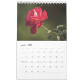 Kalender 2025 rode bloemen (Mar 2027)