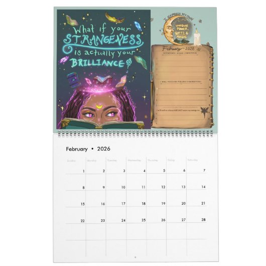 Kalender 2025 | Trust Your Magic beroemd gemaakt d (Feb 2026)