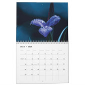 Kalender 2025 Violet Flowers (Mar 2026)