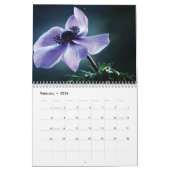 Kalender 2025 Violet Flowers (Feb 2026)