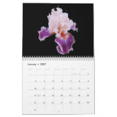 Kalender 2025 Violet Flowers (Jan 2027)
