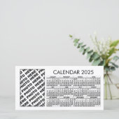 Kalender 2025 Voeg 1 verticale fotokaart toe (Staand voorkant)
