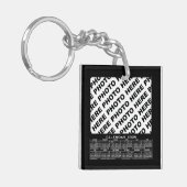 Kalender 2025 Voeg 3 foto's toe Sleutelhanger (Voorkant Links)