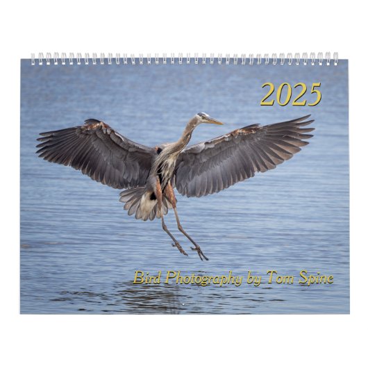 Kalender 2025 - Vogelfoto's van Tom Spine (Hoes)