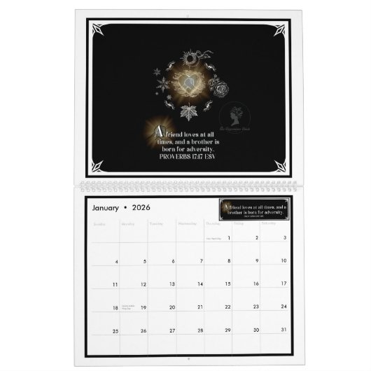 Kalender 2025 voor contemplatie (Jan 2026)