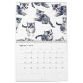Kalender 2025 voor kattenliefhebbers -  jaar (Feb 2026)