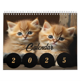 Kalender 2025 voor kattenliefhebbers -  jaar