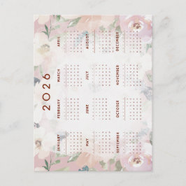 Kalender 2026 briefkaart