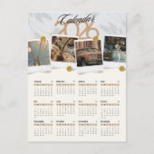 Kalender 2026 feestdagenkaart (Voorkant)