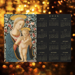 Kalender 2026 Madonna en Kind Jezus Maagd Maria
