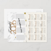 Kalender 2026 met afbeelding briefkaart (Voorkant / Achterkant)