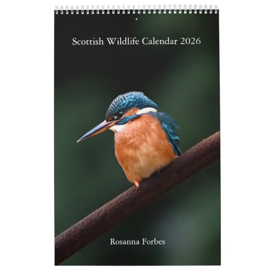 Kalender 2026 Schotse Wilde Dieren (Hoes)