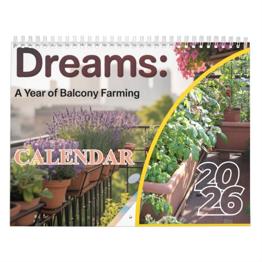 Kalender 2026 Urban Gardening & Balkon Farming (Hoes)