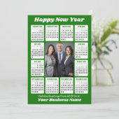 Kalender 2026 - Verticale bedrijfsfoto Feestdagenkaart (Staand voorkant)